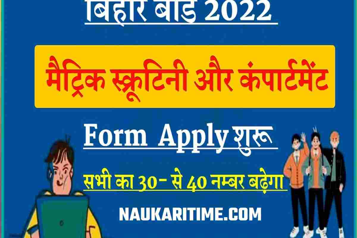 Bseb Matric Scrutiny Apply Start 2022