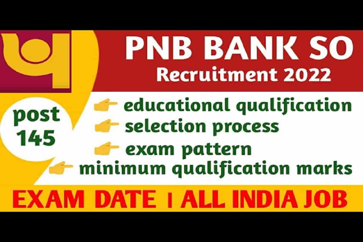 PNB SO Recruitment 2022