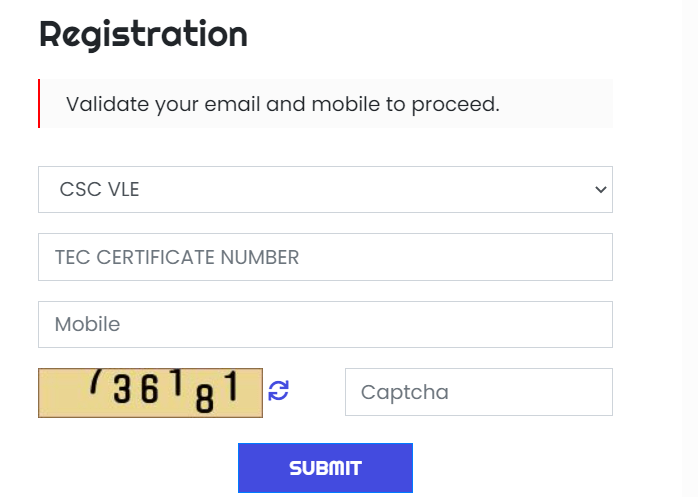 CSC Registration