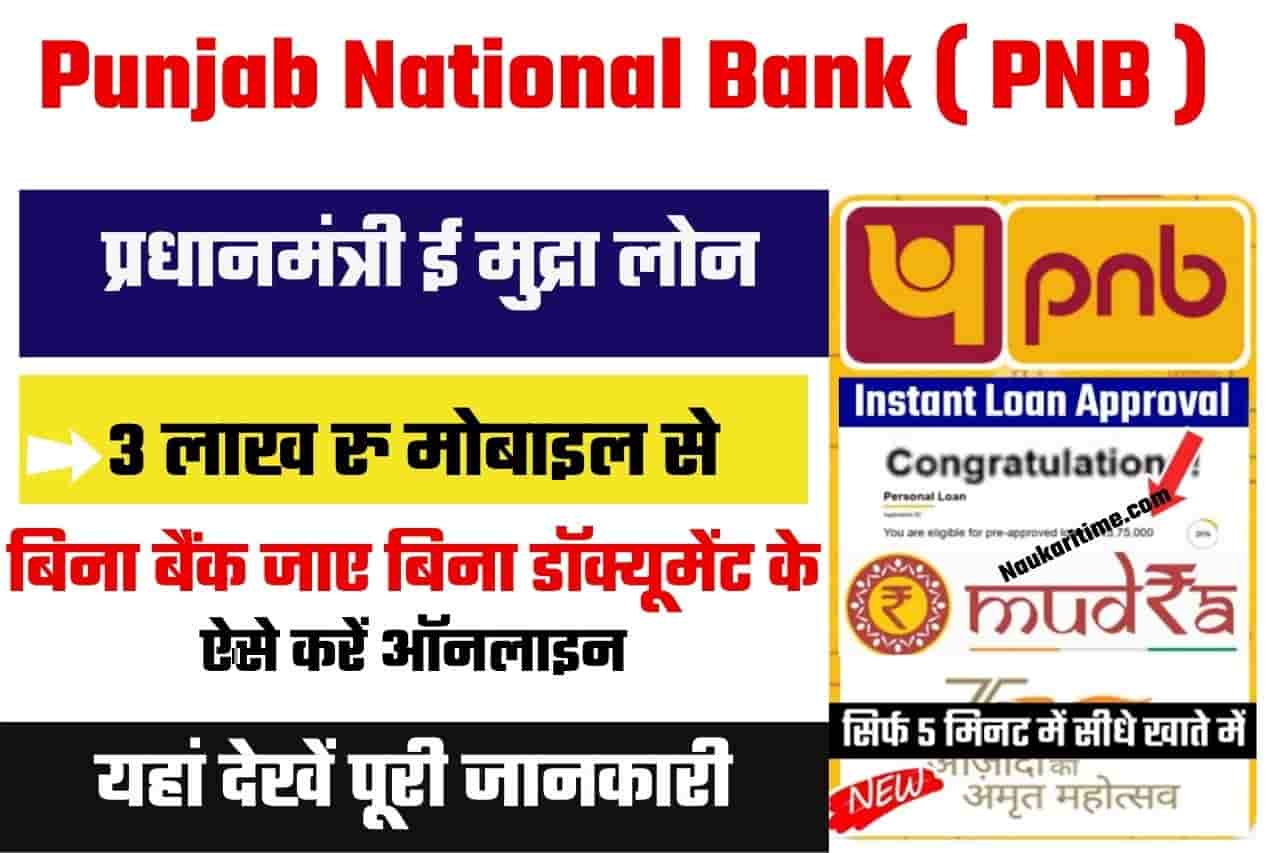 PNB E Mudra Loan