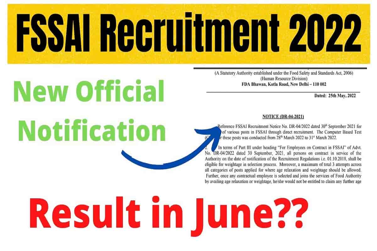 FSSAI Recruitment 2022