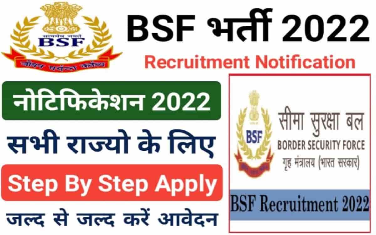 BSF Recruitment Out Apply