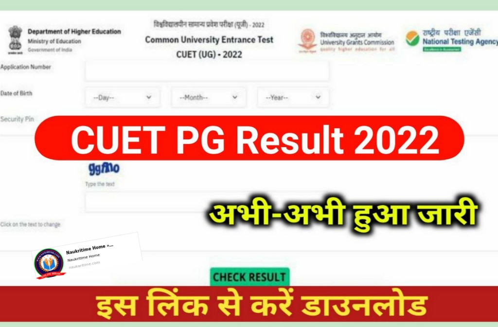 CUET PG Result 2022