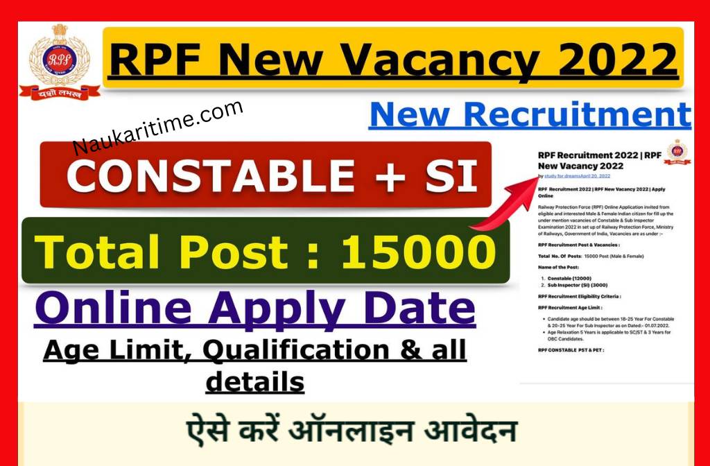 RPF Constable Bharti 2022