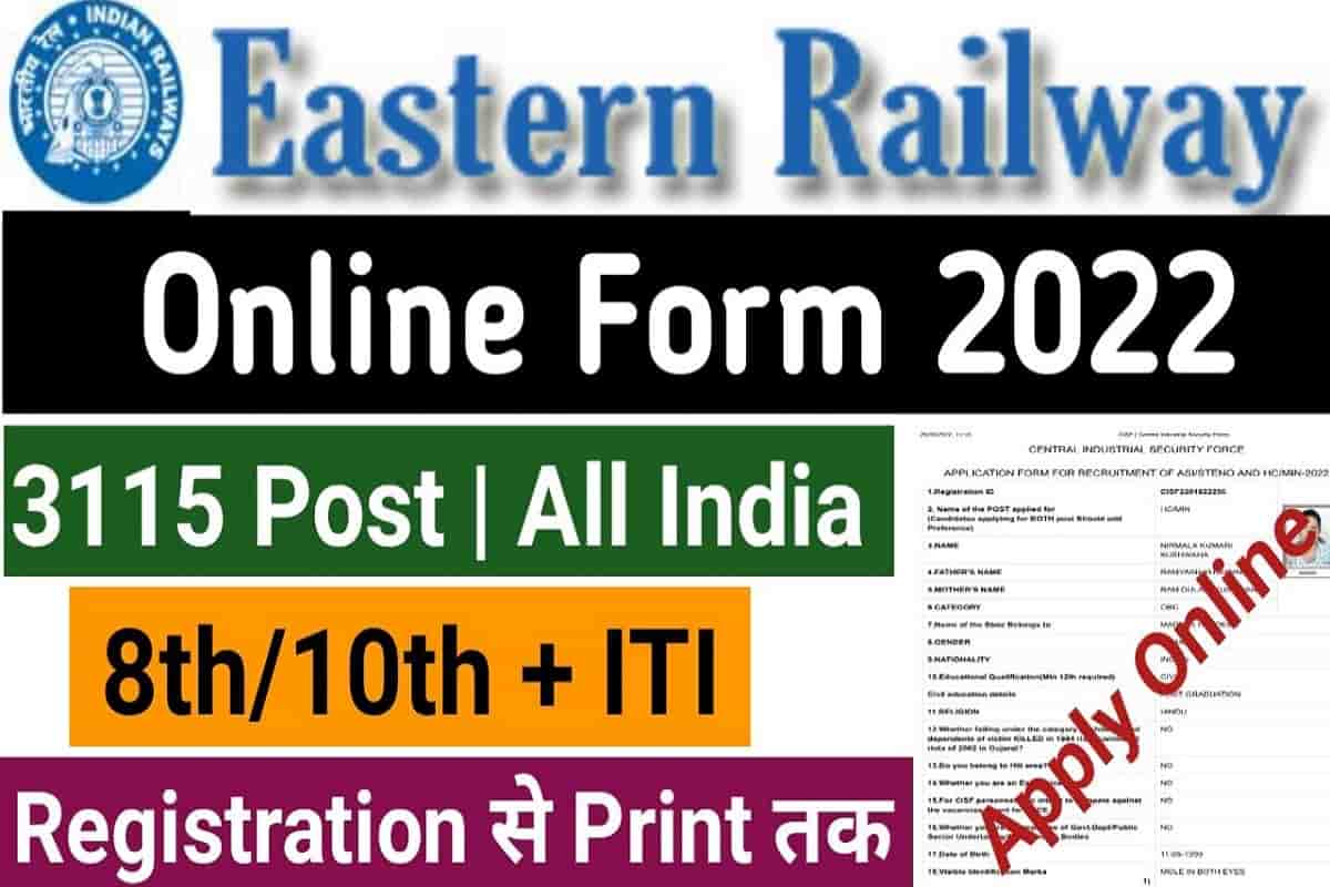 Eastern Railway Apprentice Recruitment 2022