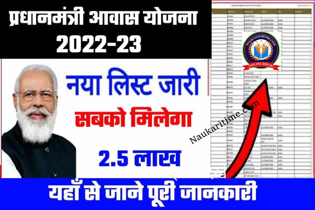 PM Awas Yojana 2022-23 New List PDF