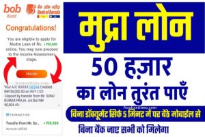 Bank Of Baroda E Mudra Loan 2022