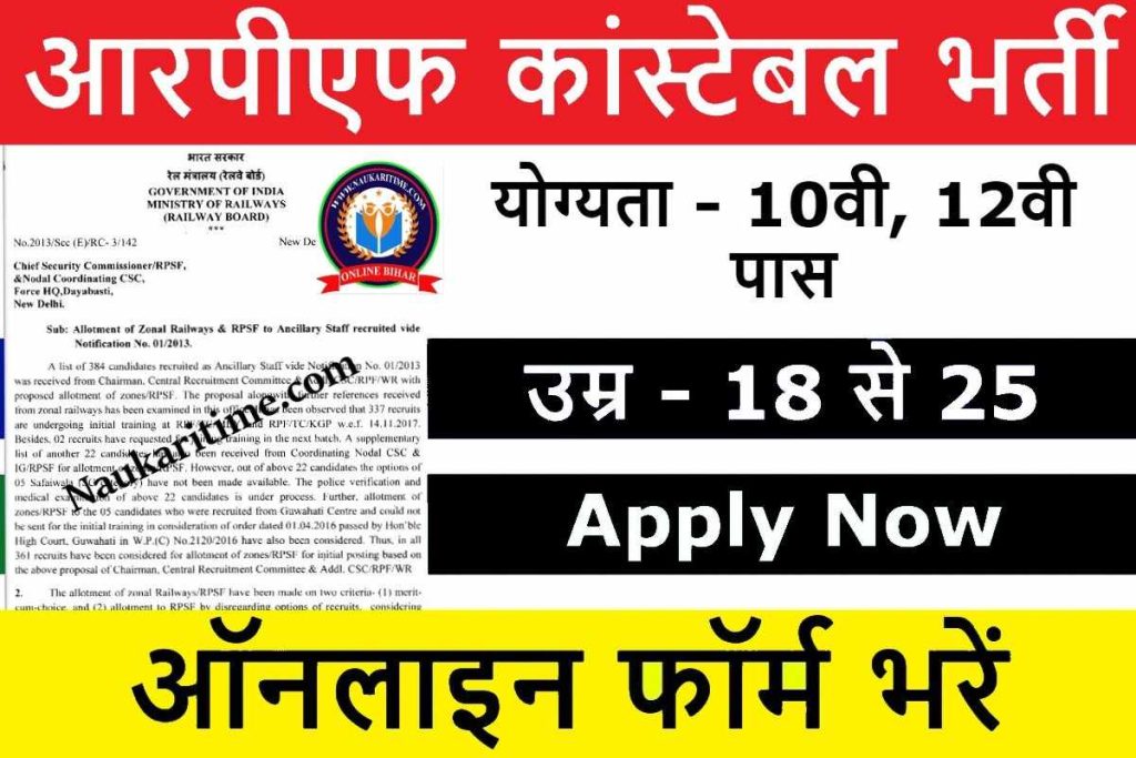 RPF Constable Recruitment 2022