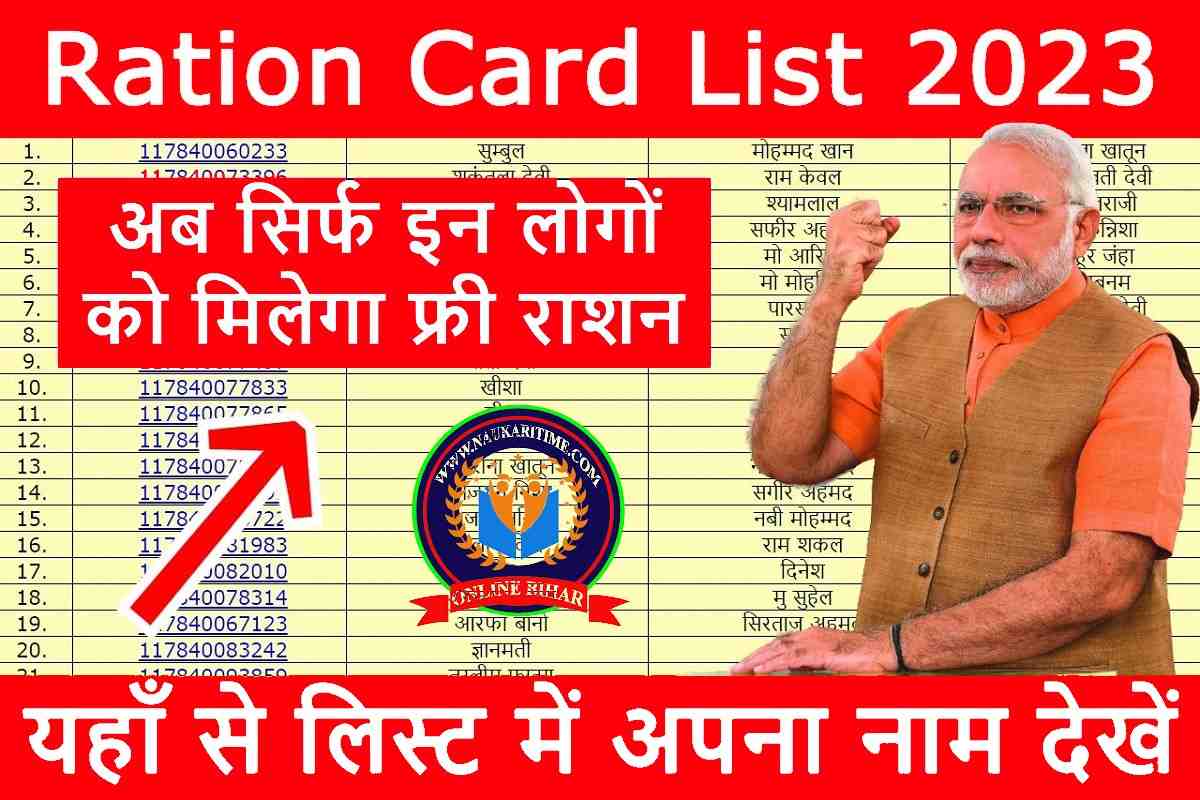 Ration Card List 2023