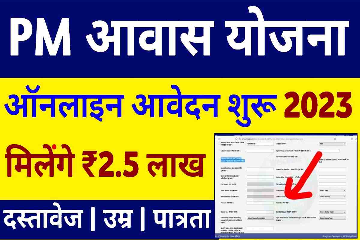 PM Awas Yojana Apply Online 2023