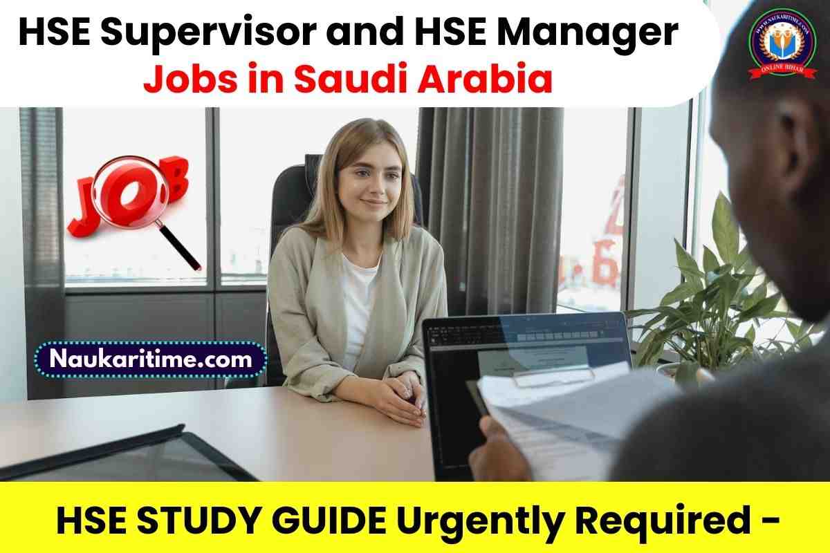 HSE Supervisor and HSE Manager Jobs