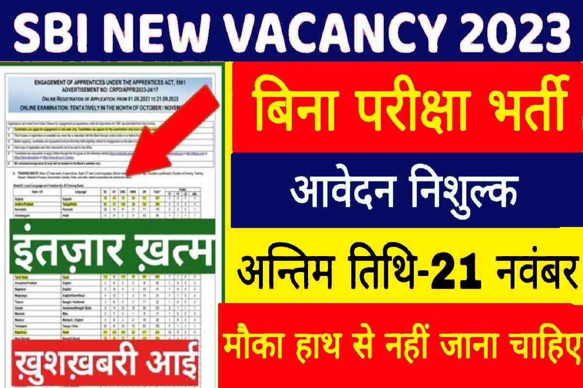 SBI Bank Vacancy 2023