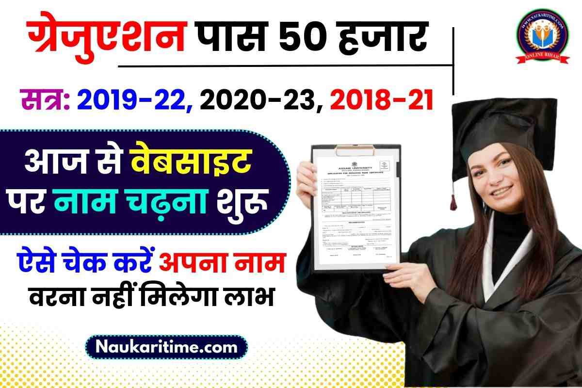 Mukhyamantri Kanya Utthan Yojana Graduation