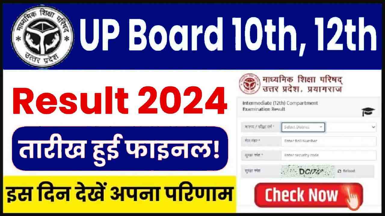 UP Board 10th, 12th Result 2024