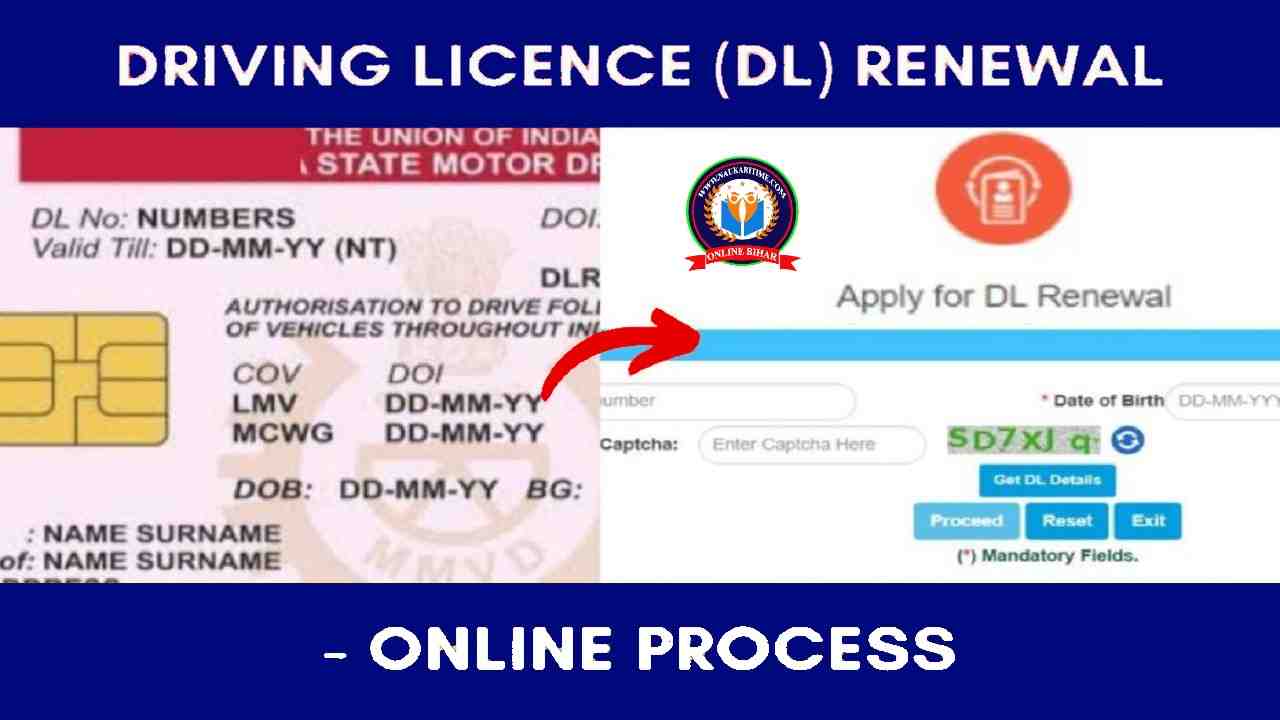 Driving Licence Renewal Online Apply 2024