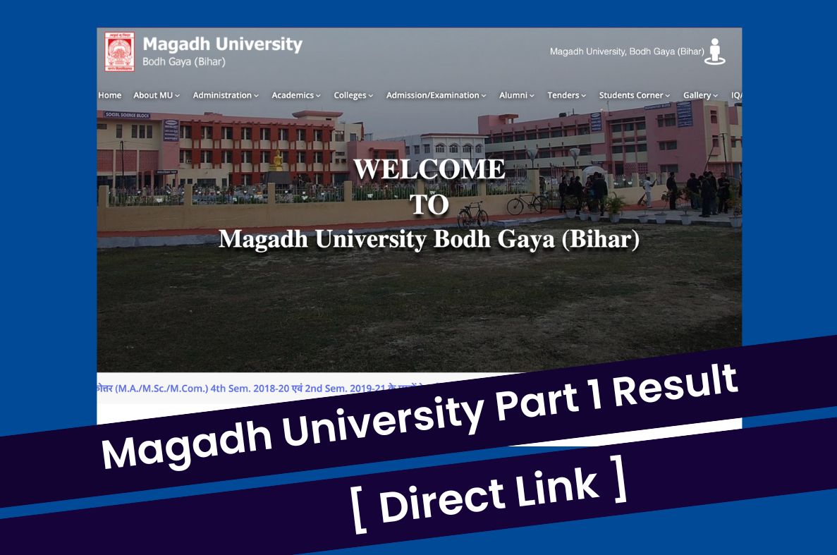 Magadh University Part 1 Result