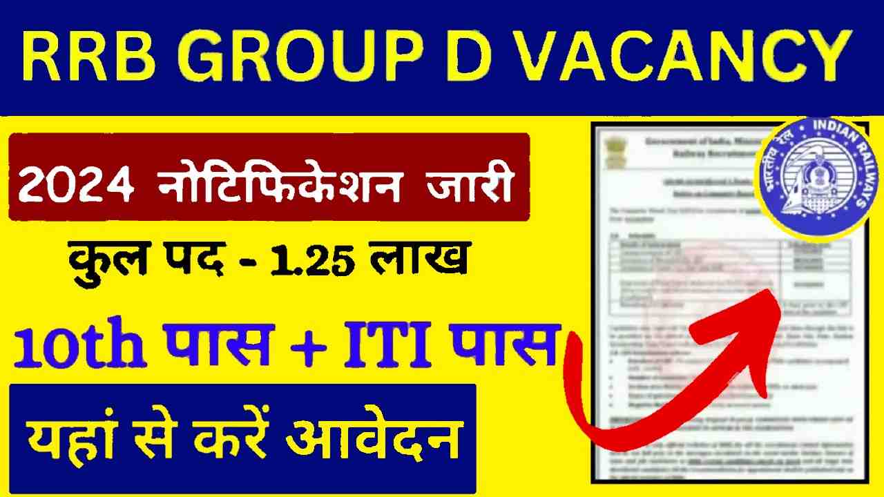 RRB Group D Vacancy 2024