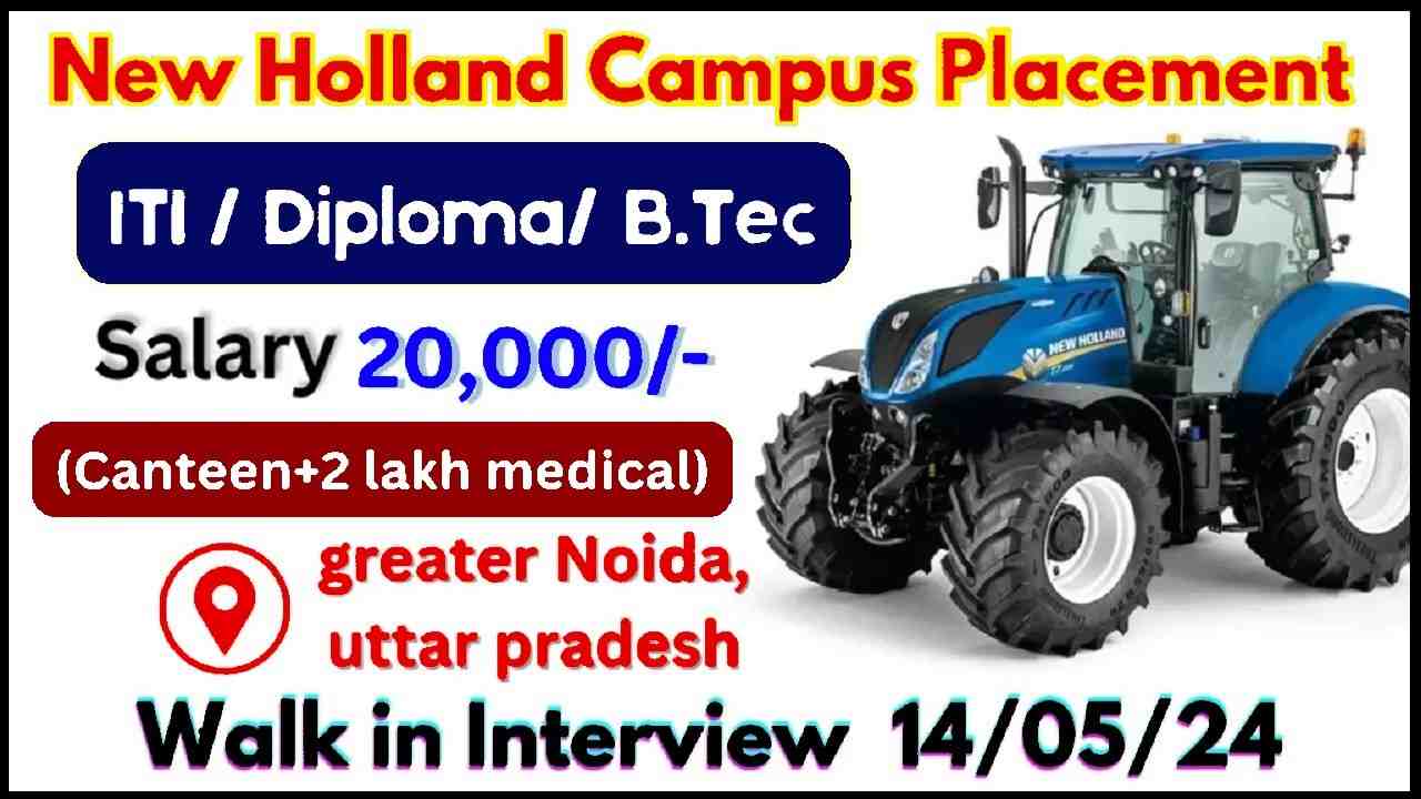 New Holland Campus Placement 2024