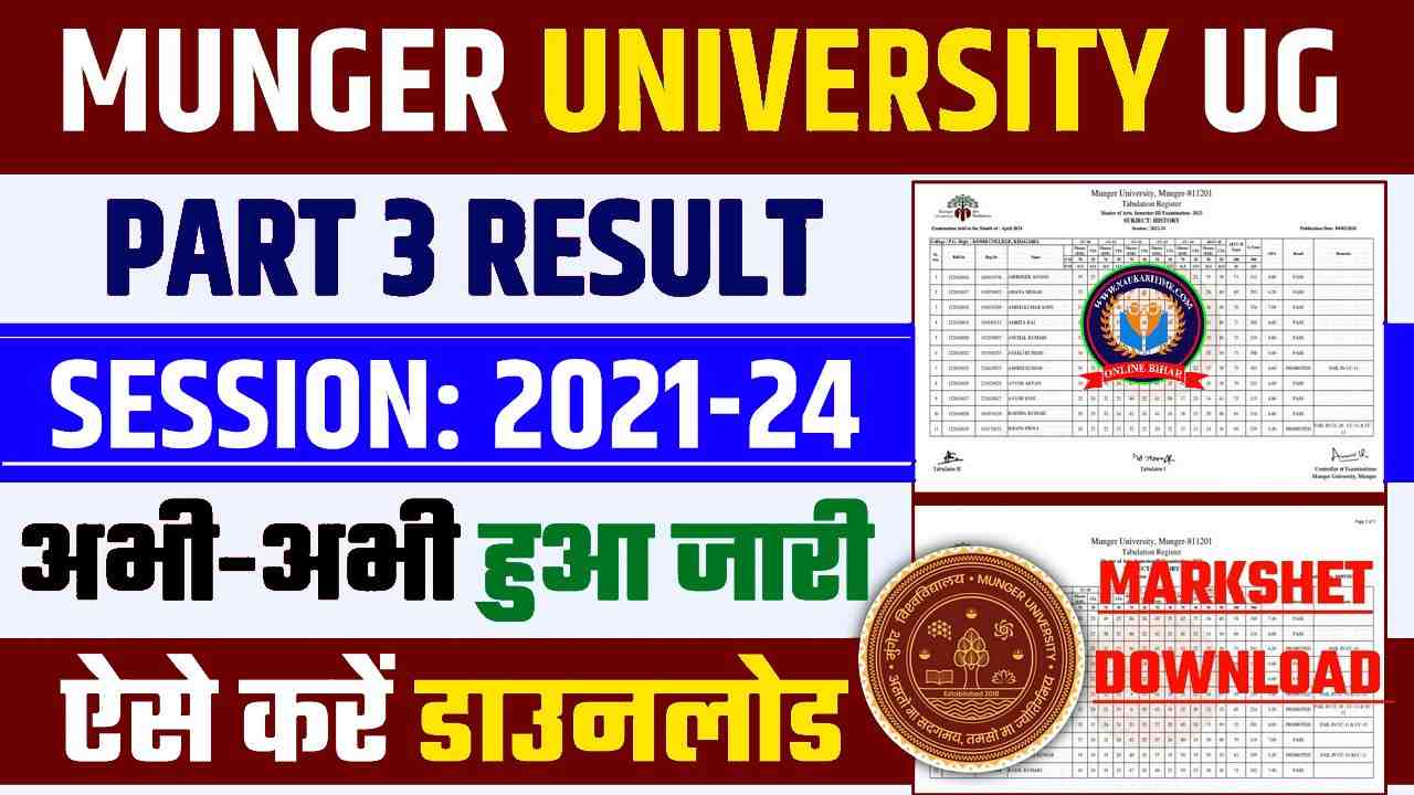 Munger University Part 3 Result 2021-24